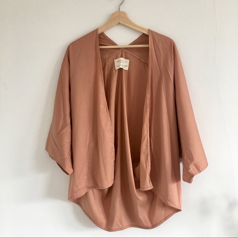 Hackwith Design House | Peach Tencel Kimono XS/S